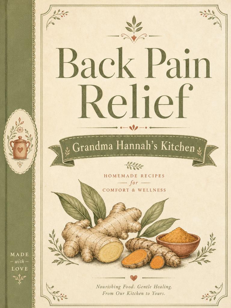 Back Pain Relief - Grandma Hannah's Kitchen cover